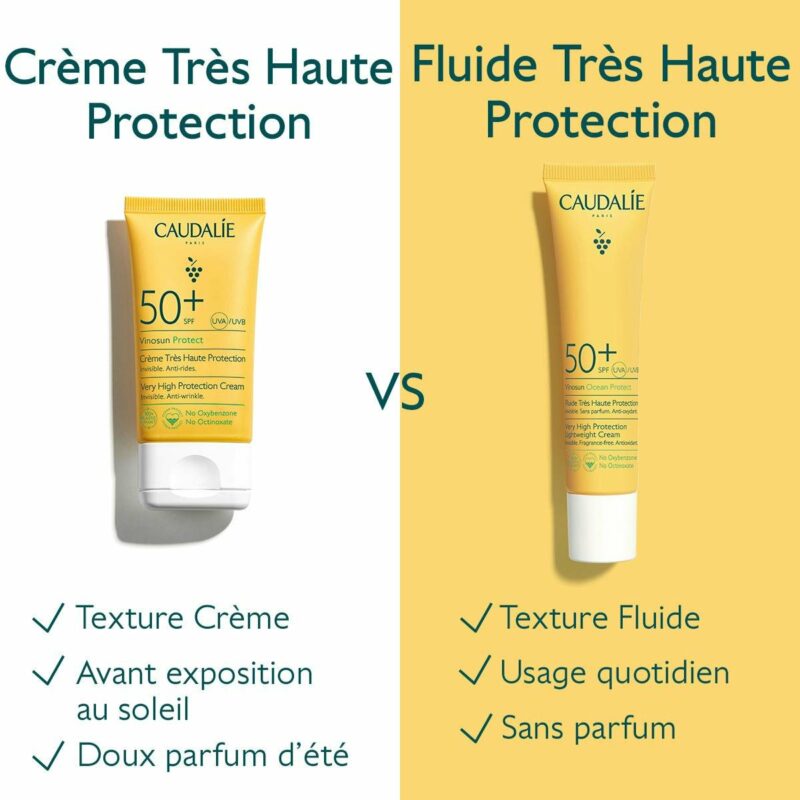 Crème Très Haute Protection SPF50+  Caudalie Maroc – Image 5