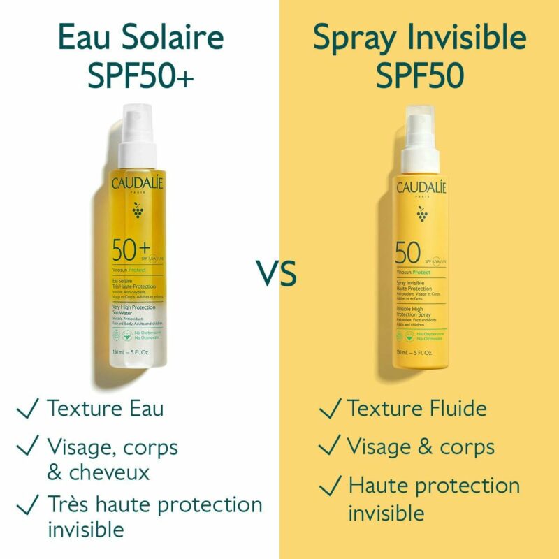 Eau Solaire Très Haute Protection SPF50+ Caudalie Maroc – Image 5