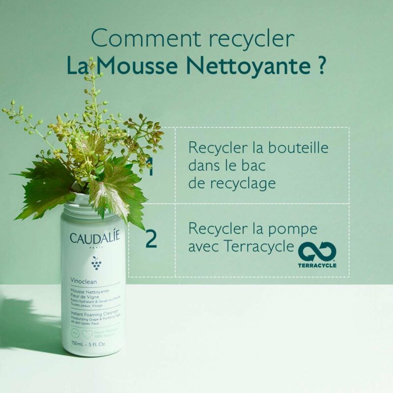 Mousse Nettoyante Fleur de Vigne 50ml - Caudalie Maroc – Image 5