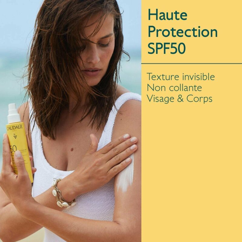 Spray Invisible Haute Protection SPF50 - Caudalie Maroc – Image 2