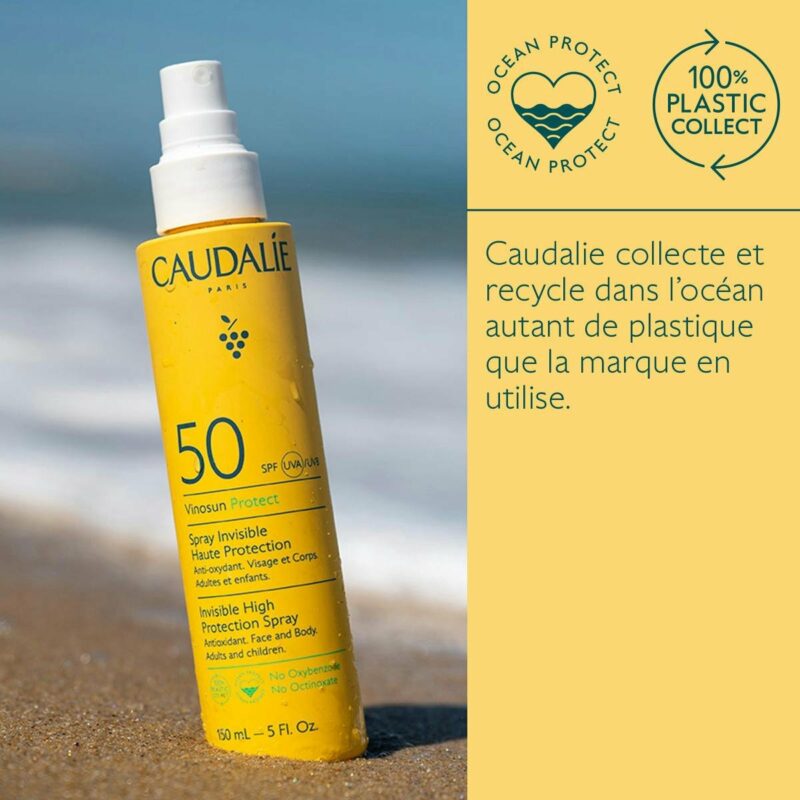 Spray Invisible Haute Protection SPF50 - Caudalie Maroc – Image 4