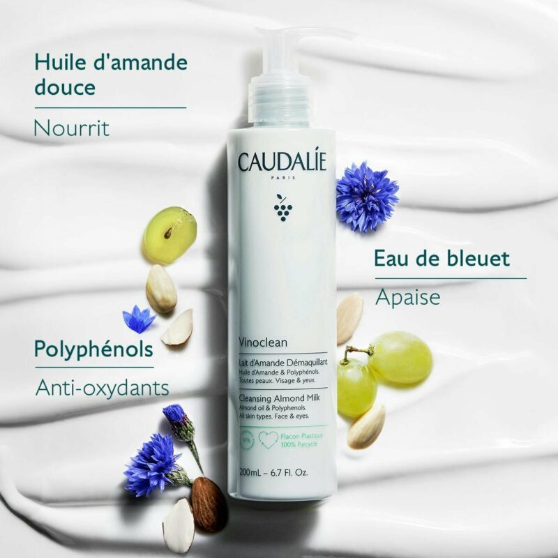 Lait d'Amande Démaquillant 200ml - Caudalie Maroc – Image 3