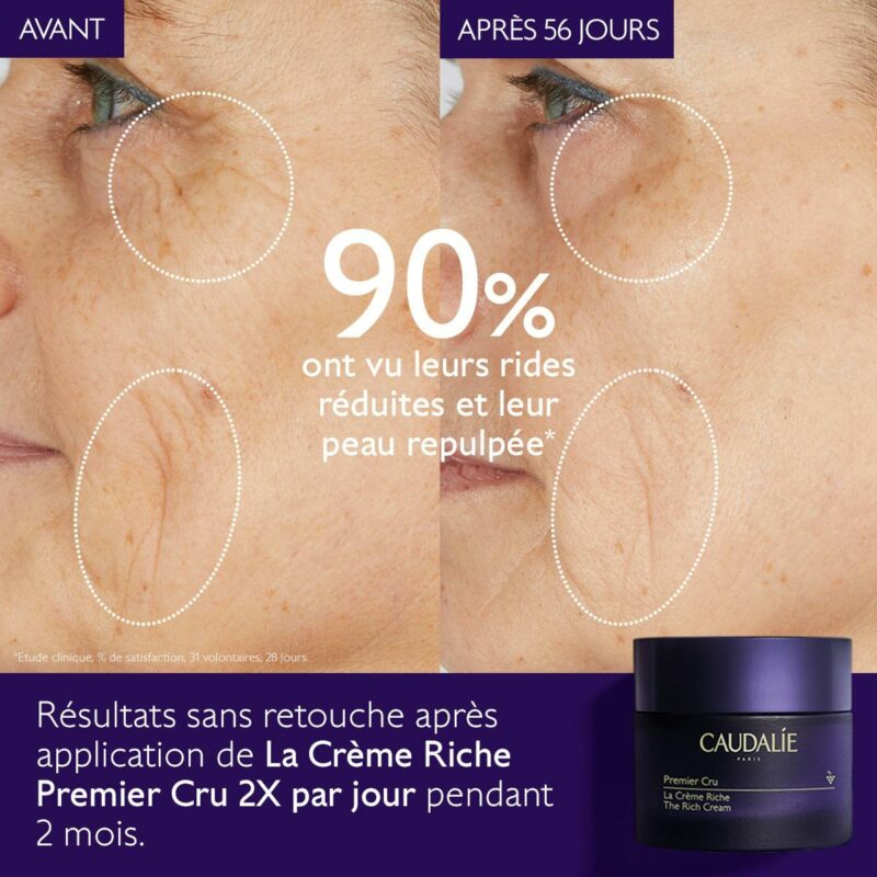 La Crème Riche Anti-Âge Global - Caudalie Maroc – Image 4